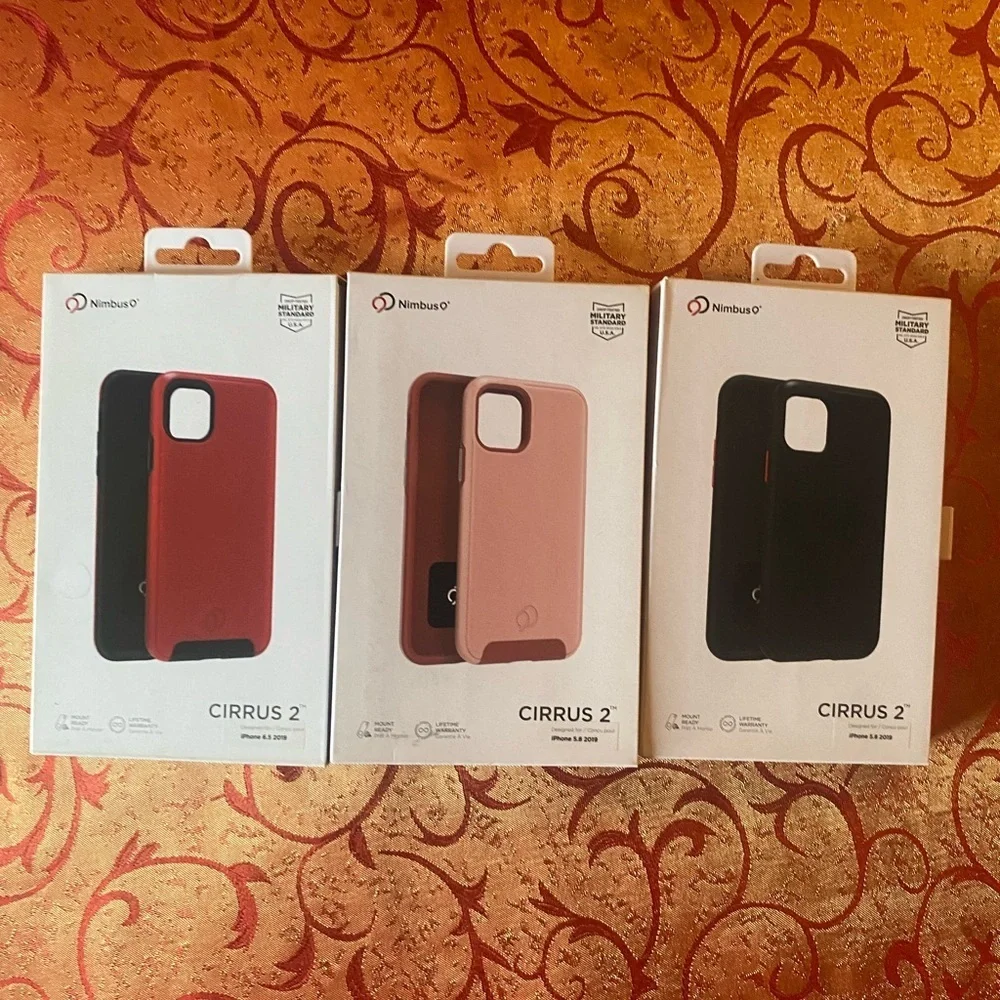 Cirrus 2 Phone Case - Red, Pink, Black